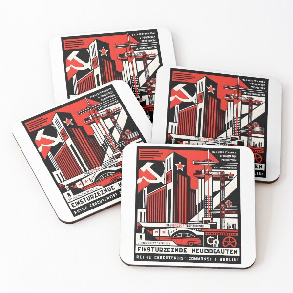 Item preview, Einstürzende Neubauten 1950s Communist Poster V 3 designed and sold by Sovietmovies.