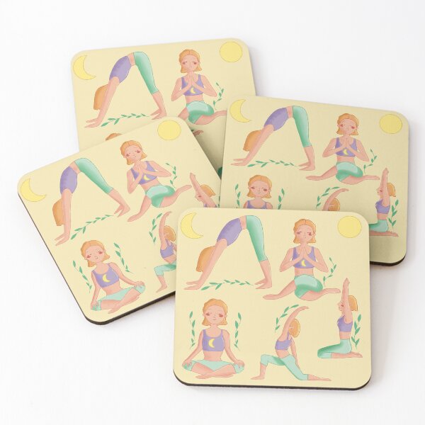 Item preview, Yoga , illustration girl yoga  designed and sold by frahgreen.