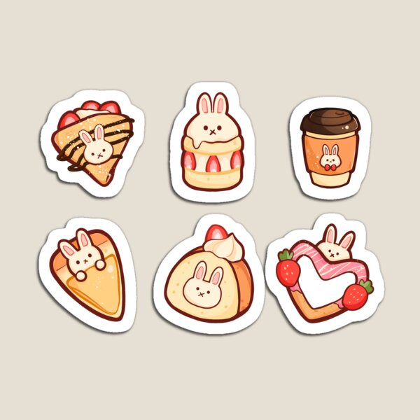 Item preview, Bunny Cafe Sweets designed and sold by mujeeberry.