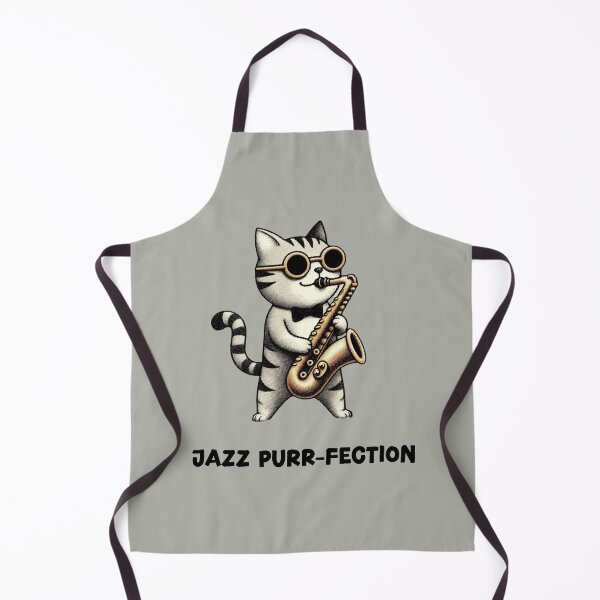 Item preview, Saxophone Playing Cat designed and sold by HeadTurningArt.