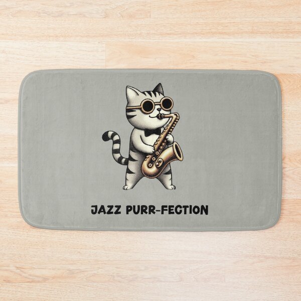 Item preview, Saxophone Playing Cat designed and sold by HeadTurningArt.