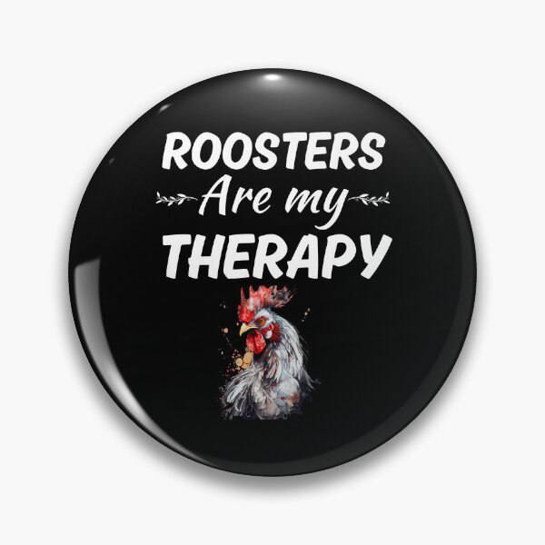 Item preview, Roosters are my therapy, funny rooster dad or rooster mom saying quote designed and sold by NBSStore.