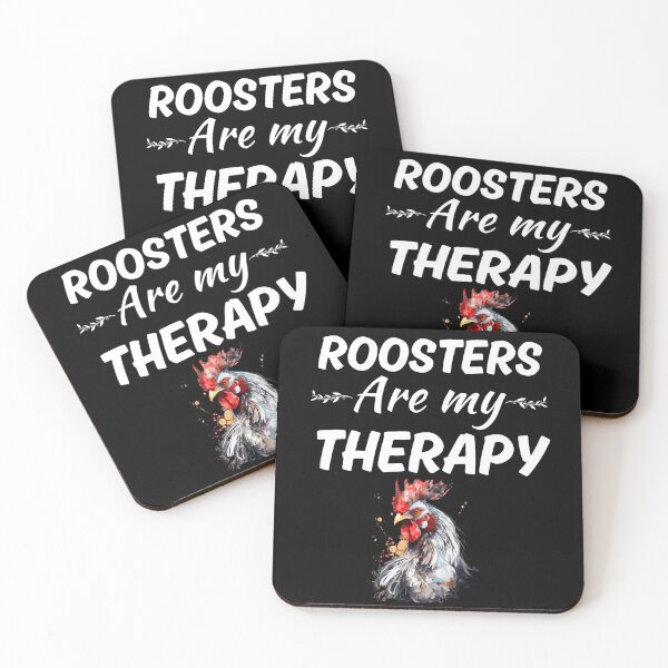 Item preview, Roosters are my therapy, funny rooster dad or rooster mom saying quote designed and sold by NBSStore.