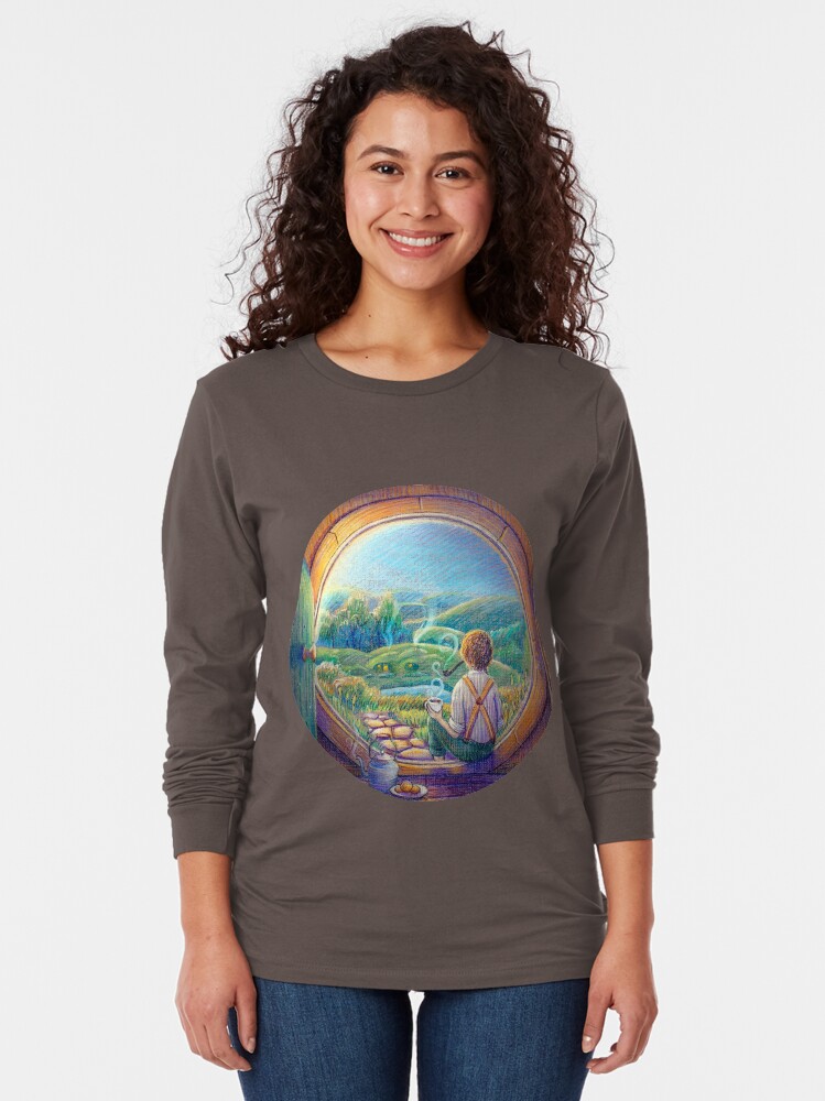 Alternate view of Tolkien Tea Time Long Sleeve T-Shirt