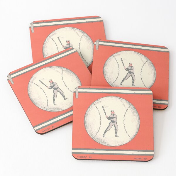Item preview, Hit the Ball. Vintage Baseball Sheet Music cover. (Restored). HIGH DEFINITION designed and sold by MINDTHECHERRY.