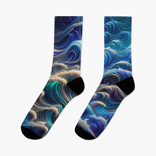 Item preview, A Dance of Dynamic Ocean Waves Unfolding designed and sold by ArtComixHaven.