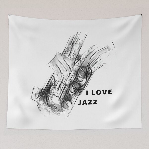 Item preview, A magnificent graphic design for jazz lovers designed and sold by fotoryum.