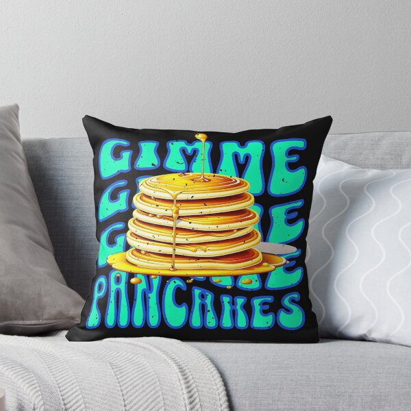 Item preview, Gimme Gimme Gimme Pancakes Groovy Retro Style designed and sold by ZeptepiTrends.