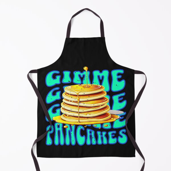 Item preview, Gimme Gimme Gimme Pancakes Groovy Retro Style designed and sold by ZeptepiTrends.