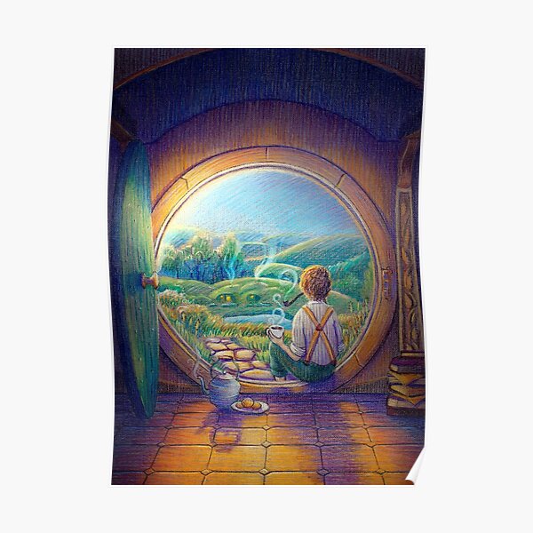 Tolkien Tea Time Poster