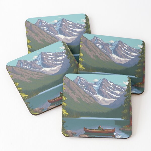 Item preview, Banff National Park, Canada - Pixel Art designed and sold by Pixelartshirt.