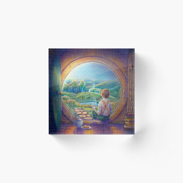 Tolkien Tea Time Acrylic Block