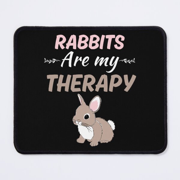 Item preview, Rabbits are my therapy, funny rabbit owner or rabbit bunny parent designed and sold by NBSStore.