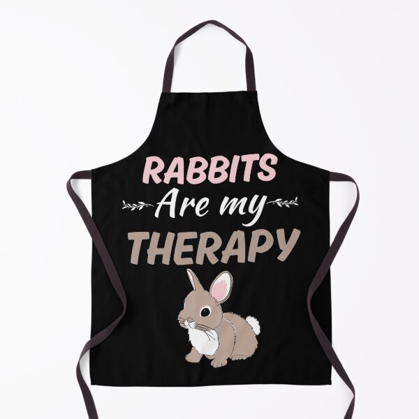 Item preview, Rabbits are my therapy, funny rabbit owner or rabbit bunny parent designed and sold by NBSStore.