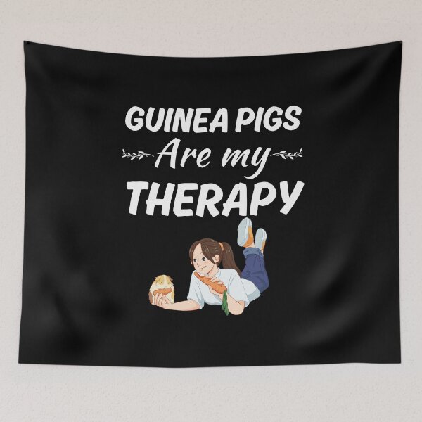 Item preview, Guinea pigs are my therapy, funny guinea pig mom or daddy lovers quotes designed and sold by NBSStore.