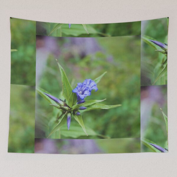Item preview, Crocus blue flowers branch bloom designed and sold by SabinasDesigns.