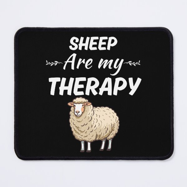 Item preview, Sheep are my therapy, funny sheep whisperer or sheep farmer quotes lovers designed and sold by NBSStore.
