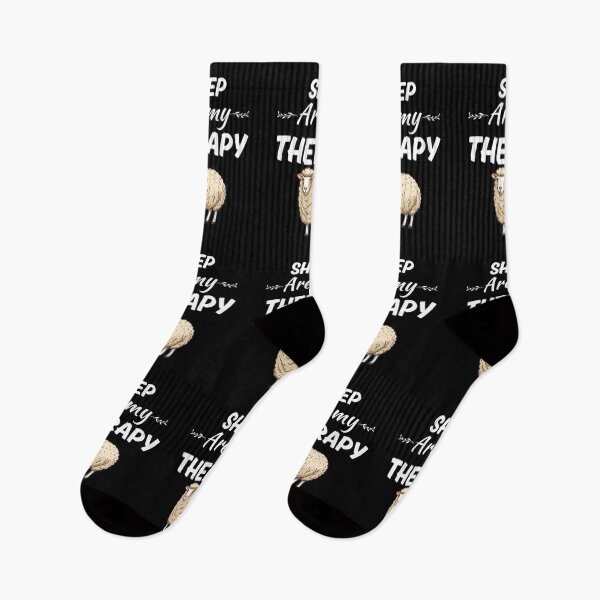 Item preview, Sheep are my therapy, funny sheep whisperer or sheep farmer quotes lovers designed and sold by NBSStore.