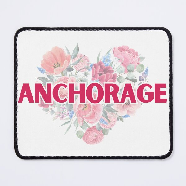 Item preview, Anchorage, Alaska, USA | American Cities | Floral Heart Bouquet designed and sold by Seasider85.