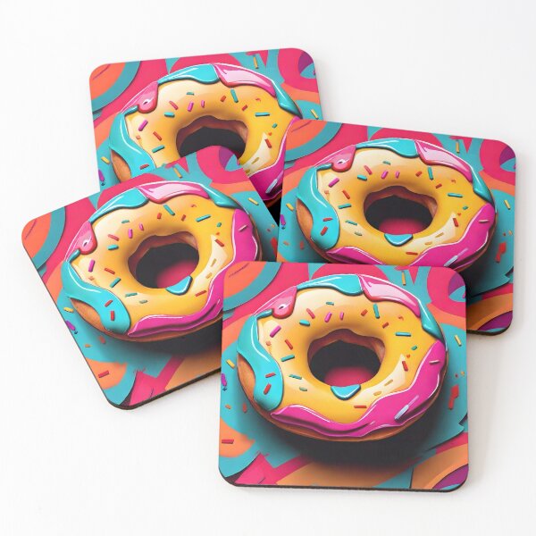 Item preview, Donut Funk Explosion: Pop Art Delight designed and sold by WAUZ.