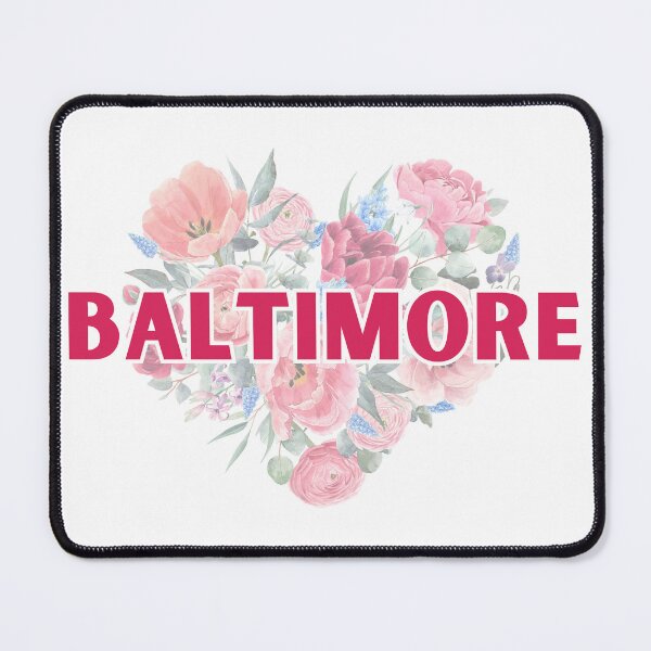 Item preview, Baltimore, Maryland, USA | American Cities | Floral Heart Bouquet designed and sold by Seasider85.