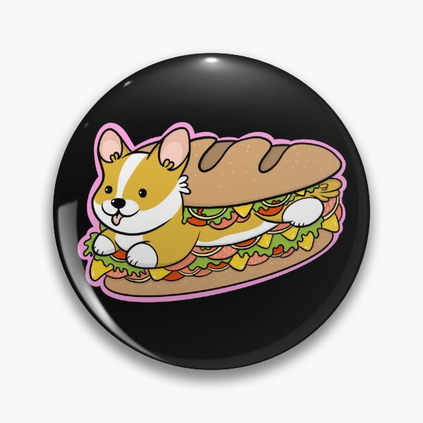 Item preview, Corgi Deli Sandwich designed and sold by DrawsCutePaws.