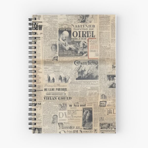 Item preview, Impresiones de diarios basura - Papel periódico vintage 1 designed and sold by the-Nerdlings.