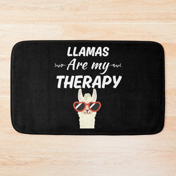 Item preview, llamas are my therapy, funny llama whisperer quote saying, llama mama owner designed and sold by NBSStore.