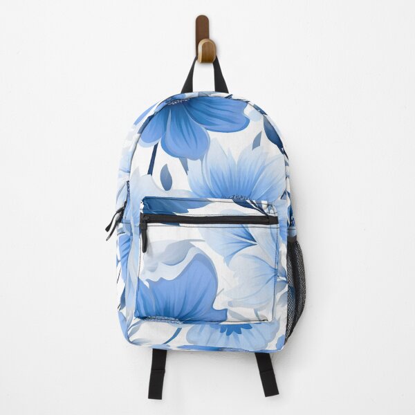 Item preview, Tiled Blue Flower Pattern designed and sold by dcrc.