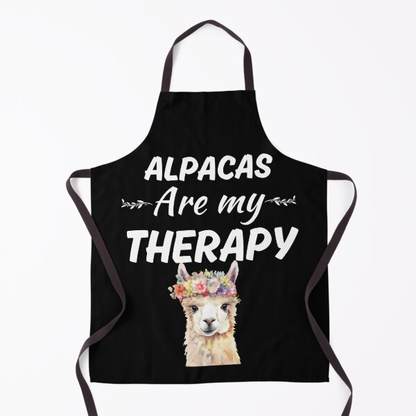 Item preview, Las alpacas son mi terapia, mamá alpaca divertida y genial, niña alpaca designed and sold by NBSStore.