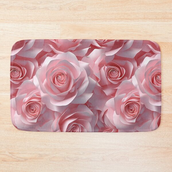 Item preview, 3D Pink Roses Seamless Pattern designed and sold by Apkdesigner.