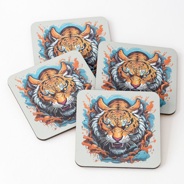 Item preview, Tiger's Technicolor Burst. designed and sold by Kwanbaba21.