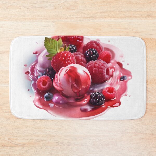Item preview, raspberry ice cream designed and sold by bonjourmadame4.