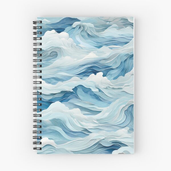 Item preview,  Wave Pattern -  Blue Ocean Wave ; Curved Line designed and sold by PatternInArt.