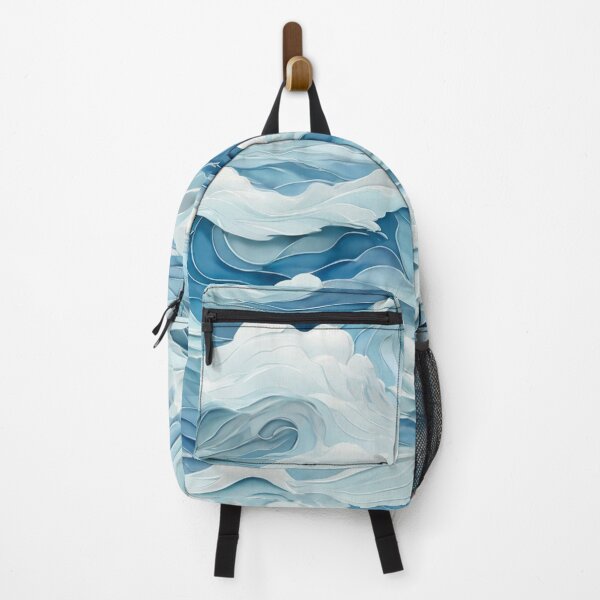 Item preview,  Wave Pattern -  Blue Ocean Wave ; Curved Line designed and sold by PatternInArt.