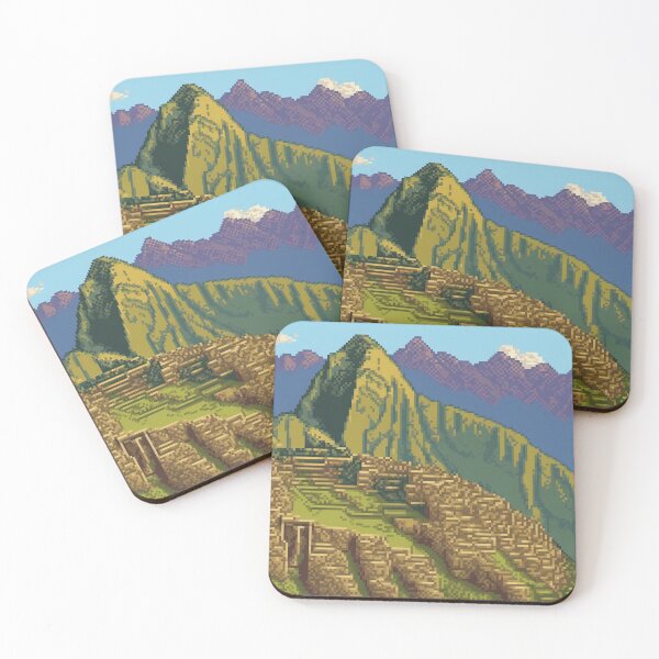 Item preview, Machu Picchu, Peru - Pixel Art designed and sold by Pixelartshirt.