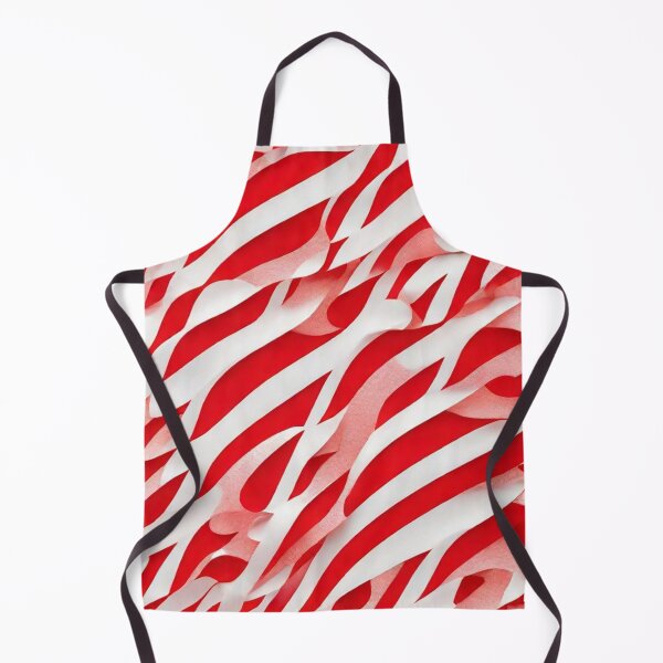 Item preview, Wave Pattern -  Red and White Wave - Curved Line designed and sold by PatternInArt.