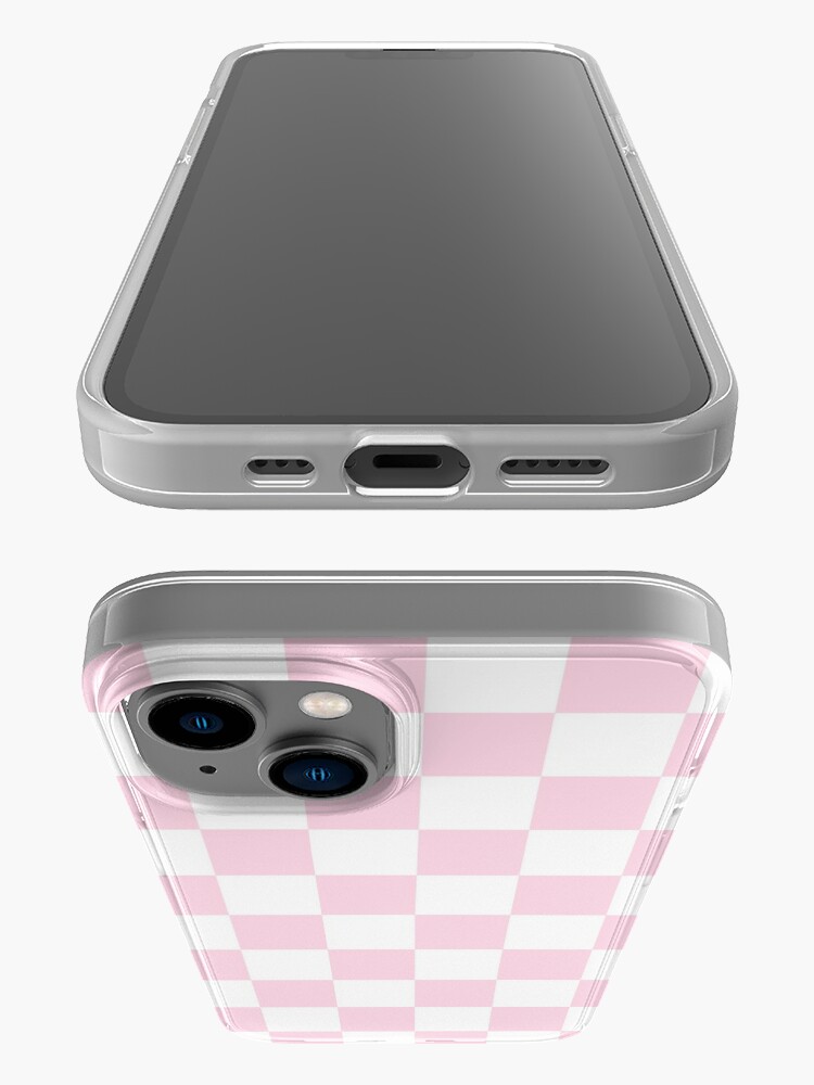 Brown, Beige: Checkered Pattern iPhone Case by Jared S Davies