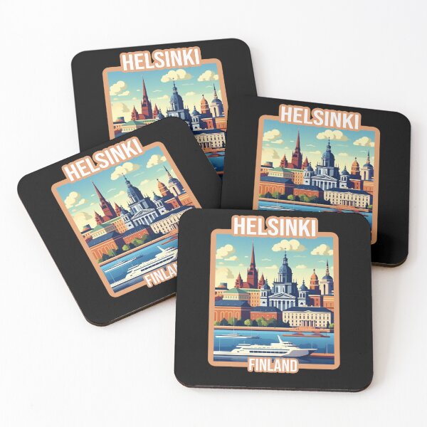 Item preview, Architectural landscape of Helsinki, Finland. Skyline Helsinki  travel design. designed and sold by Unitepeople.