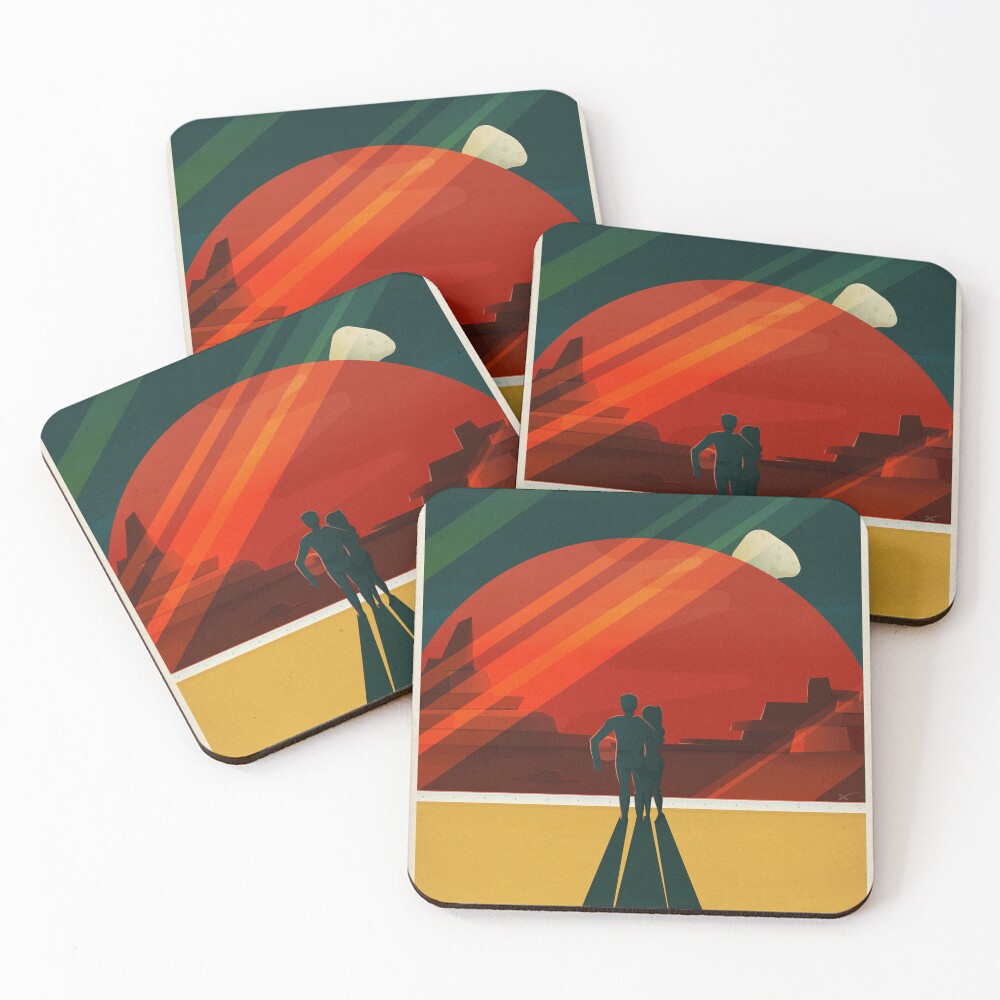 Item preview, Coasters (Set of 4) designed and sold by ExploreTheBasic.