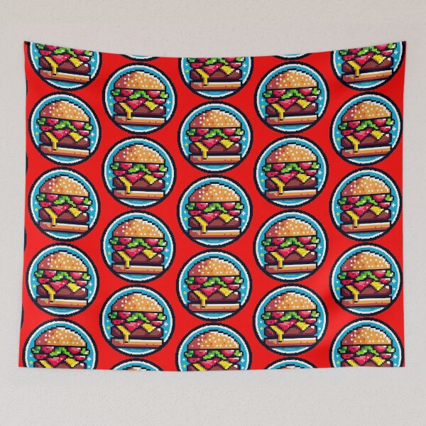 Item preview, Pixel Burger Art designed and sold by PickledjoArt.