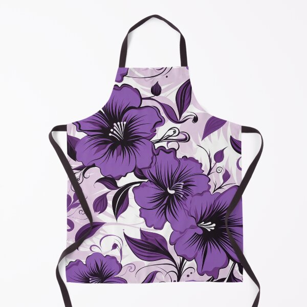 Item preview, Tiled Purple Flower Pattern designed and sold by dcrc.