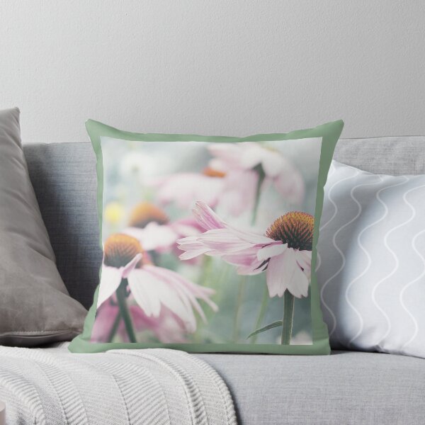 Item preview, Light pink flower on the light green background designed and sold by Olja Merker.