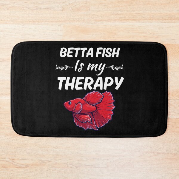 Item preview, Betta fish is my therapy, funny betta fish dad or mom, betta fish animal owner designed and sold by NBSStore.