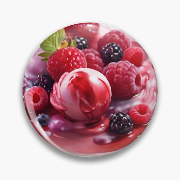 Item preview, raspberry ice cream designed and sold by bonjourmadame4.