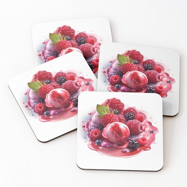 Item preview, raspberry ice cream designed and sold by bonjourmadame4.