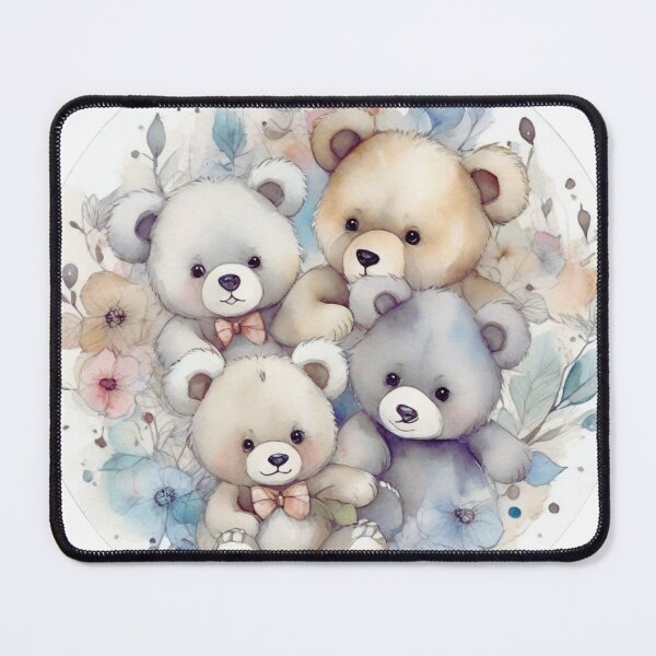Item preview, "Blue Bears, " designed and sold by Frame of Mind .