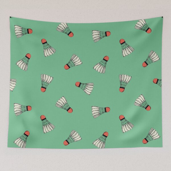 Item preview, Shuttlecock (green) designed and sold by The Wallpaper Files.