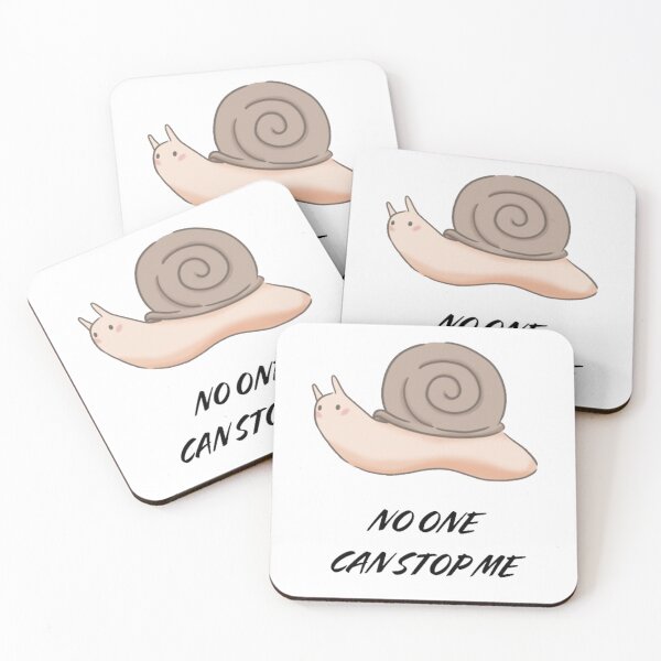 Item preview, no one can stop me, snail, speed designed and sold by blueberryduck.