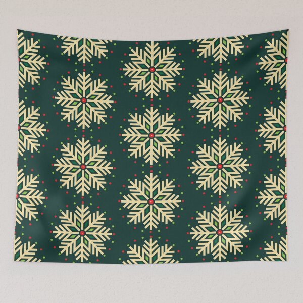Item preview, Colorful Christmas Snowflakes designed and sold by wickedpretty.
